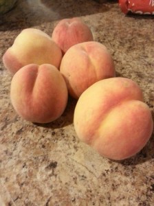 Fresh Peaches from the Tree